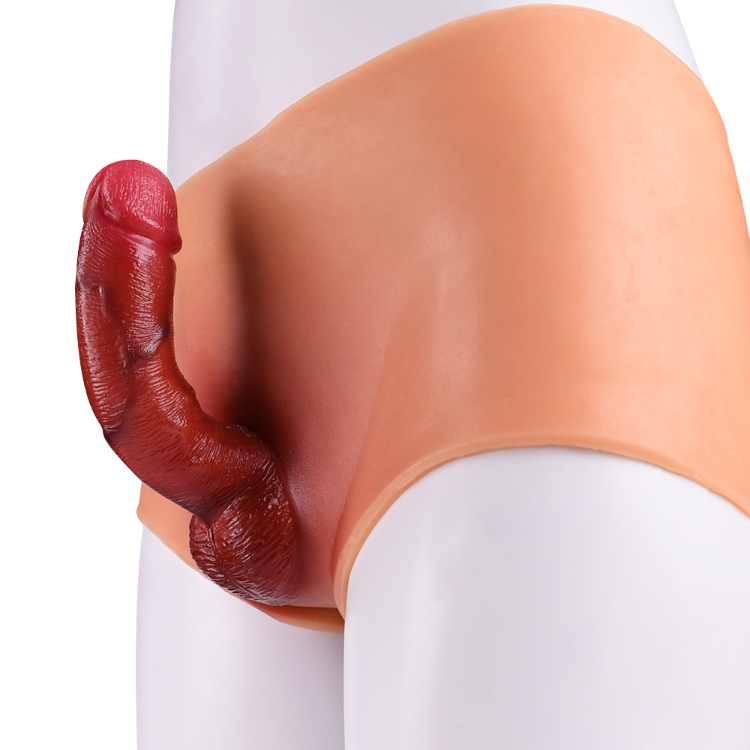 WATCH VIDEO Realistic Solid Trap On Dildo / Penis form silicone lesbian wearable cock pants