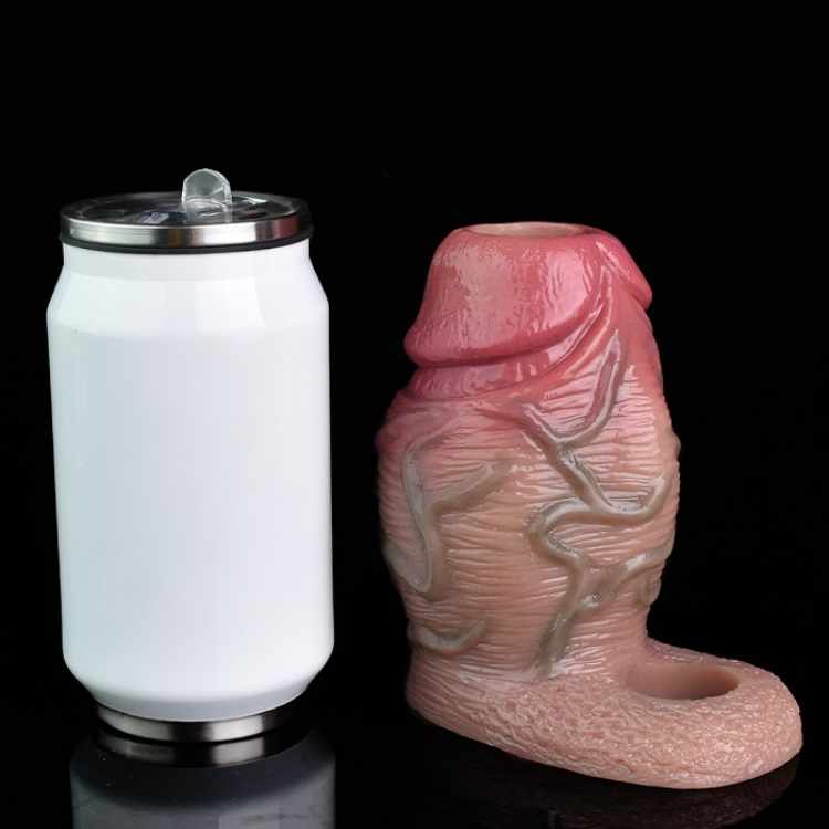 WATCH VIDEO  Thick Size Penis Sleeve- S8109 (Skin)