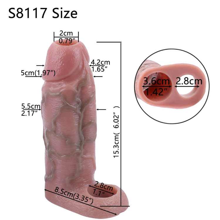 WATCH VIDEO  Penis Sleeve Penis Extension - Model S8117