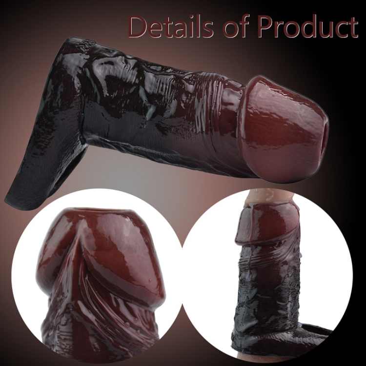 WATCH VIDEO / Black Penis Sleeve- S8105 (Black)