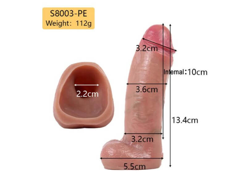 5 Size Realistic Penis Sleeve Penis Extender WATCH VIDEO Before Buy