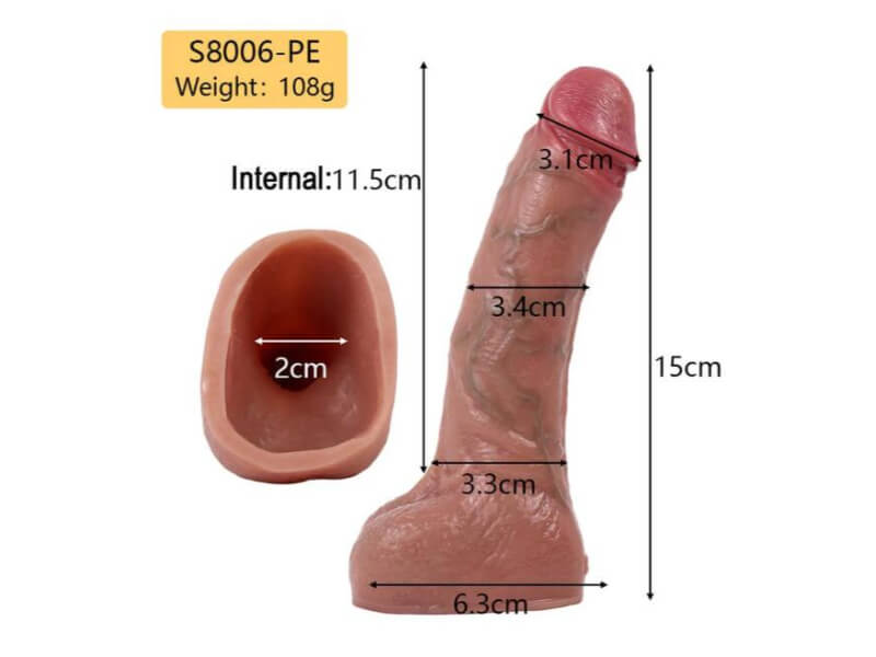 5 Size Realistic Penis Sleeve Penis Extender WATCH VIDEO Before Buy