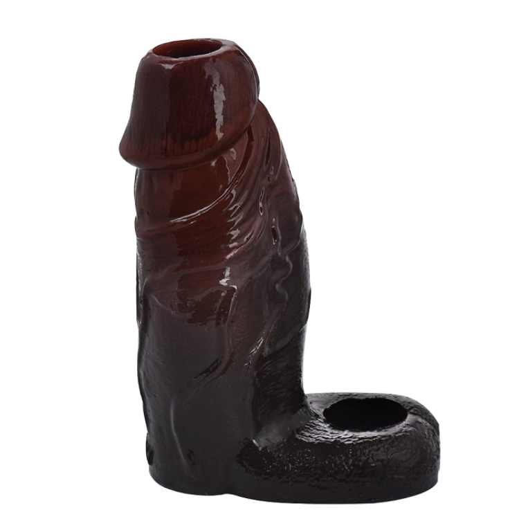 WATCH VIDEO Black Penis Sleeve- S8111 (Black)