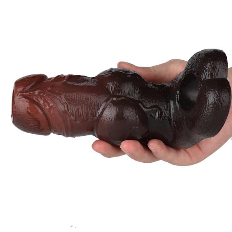 WATCH VIDEO Black Penis Sleeve- S8112(Black)