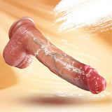 2024 - Sliding Foreskin Super Skin Realistic Dildo Harness Optional (Fast Free Shipping)