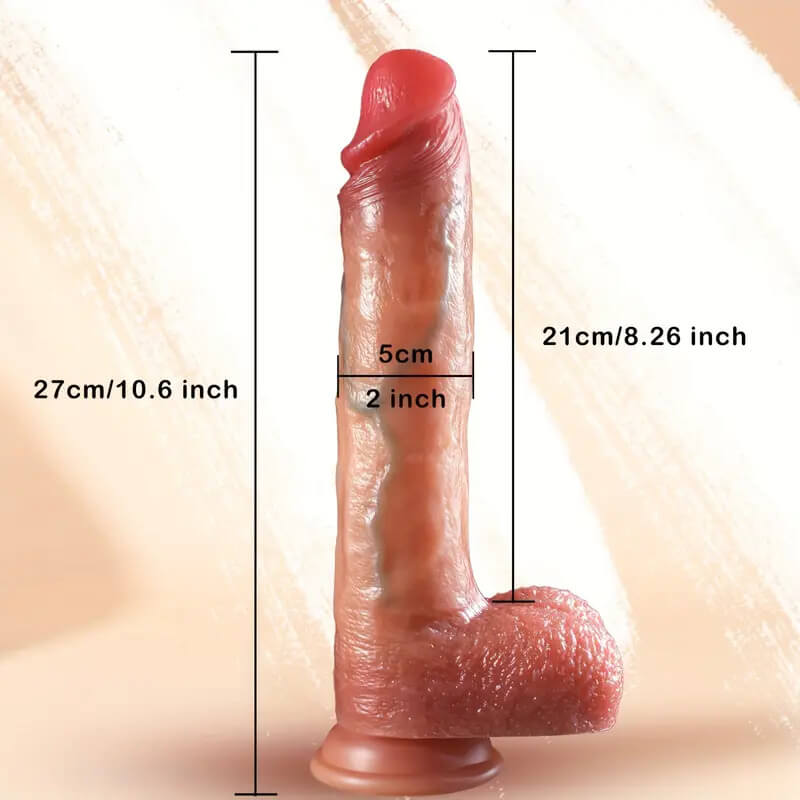 2024 - Sliding Foreskin Super Skin Realistic Dildo Harness Optional (Fast Free Shipping)