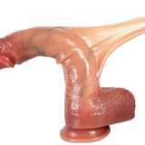 2024 - Sliding Foreskin Super Skin Realistic Dildo Harness Optional (Fast Free Shipping)