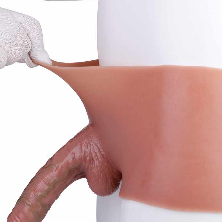 WATCH VIDEO, Hallow Strap On Dildo Boxer Penis Sleeve Penis Enlarger Extender for Men