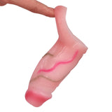 WATCH VIDEO  Realistic Penis Sleeve Penis Extender - S-PW8111