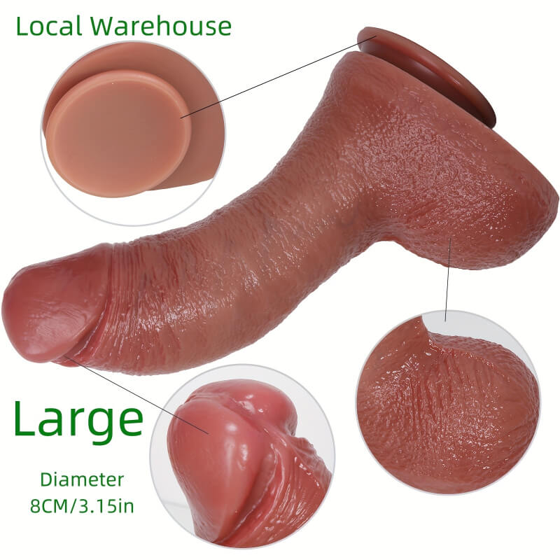 2024 - 2 Size  Liquid Silicone Dildo, Realistic Dildos Lifelike Dildos