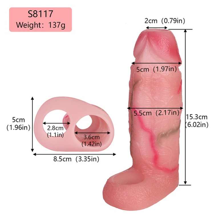 WATCH VIDEO /    Penis Sleeves- S-PW8117