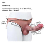 WATCH VIDEO, Hollow Strap on Dildo Unisex Silicone Strapon Hollow Dildo Pants Wearable Penis Sleeve Panties For Men Dick Enlargement For Man